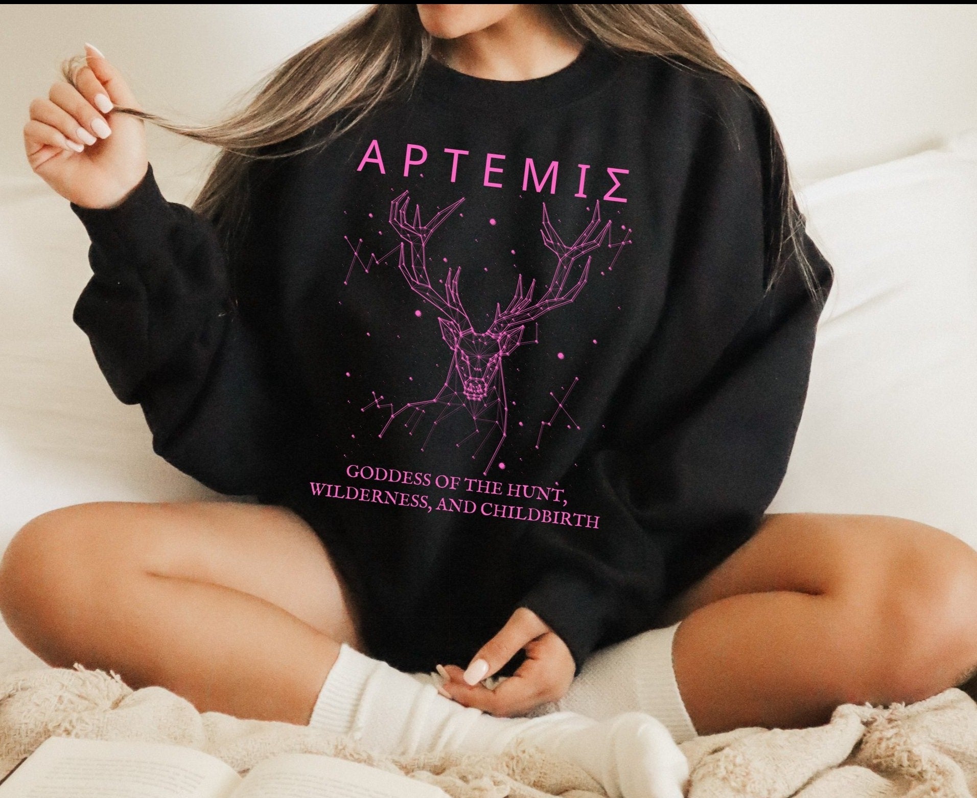 Aptemis Goddess T-Shirt, Halloween Shirt, Halloween T-Shirt, Halloween Gift, Greek Mythology Shirt - AFADesignsCo