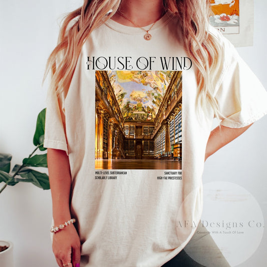 Comfort Colors® Sjm merch, House Of Wind Library shirt, TACOSF, t-shirt, Sjm merch, Maas Throne Of Glass, bookish t-shirt, iprintasty - AFADesignsCo