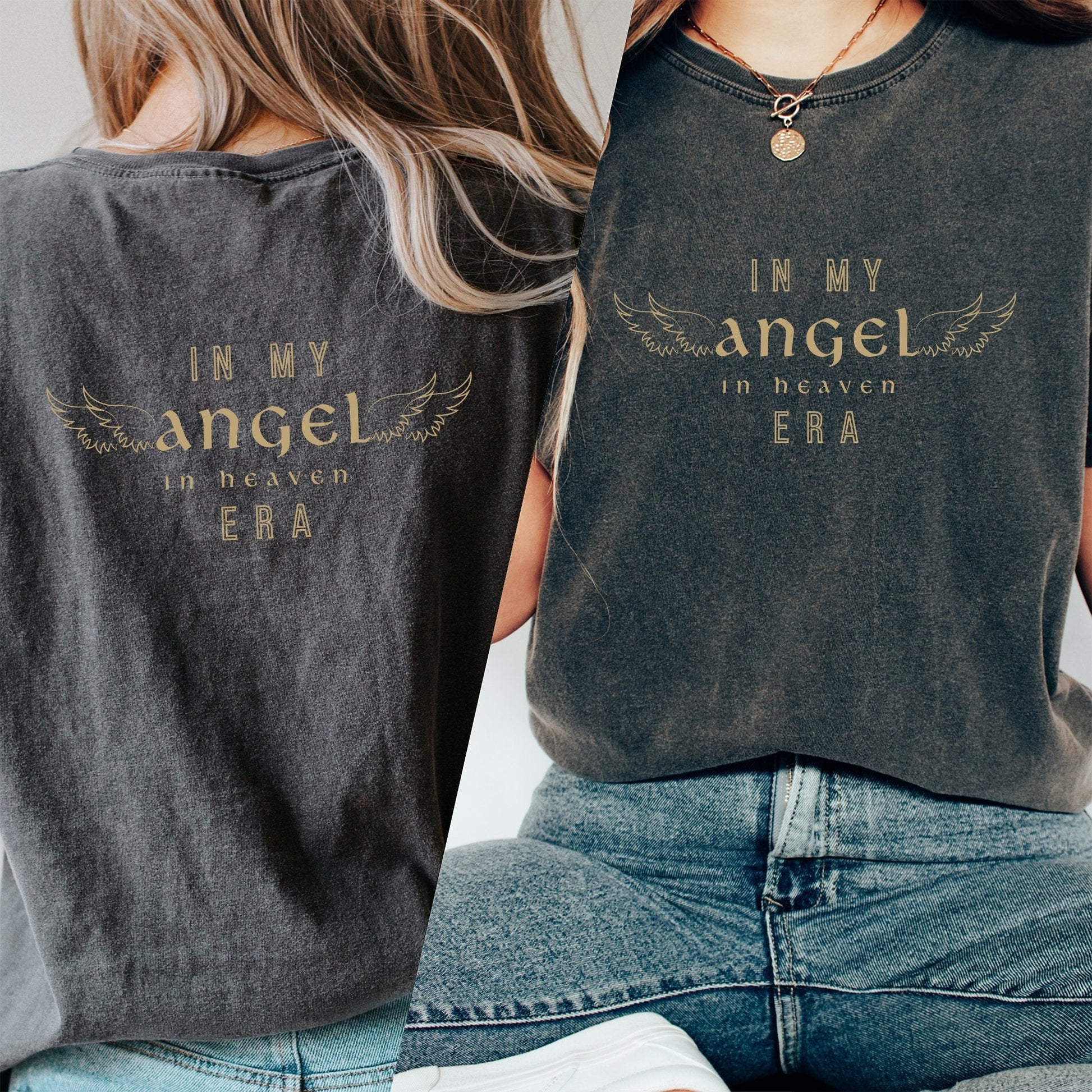 In My Angel In Heaven Edgar Allan Poe T Shirt Cool Literary Gift For Book Lovers Tee XS-4XL Birthday Gift For Him or Her - AFADesignsCo