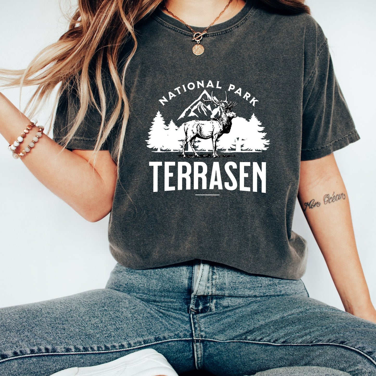 Sjm - Terrasen National Park Sweatshirt, Bookish sweatshirt, Bookworm sweatshirt, book nerd sweater, reader sweatshirt - AFADesignsCo