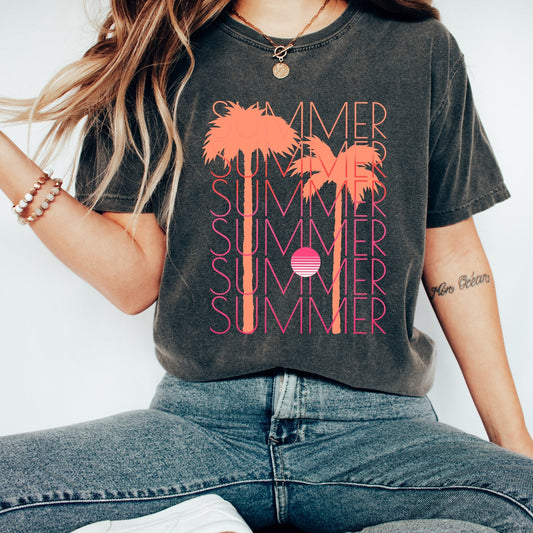 Summer Vibes T-Shirt, Beach Vibes T-Shirt, Vacation Tee, Unisex Fit, Super Soft T-Shirt - AFADesignsCo
