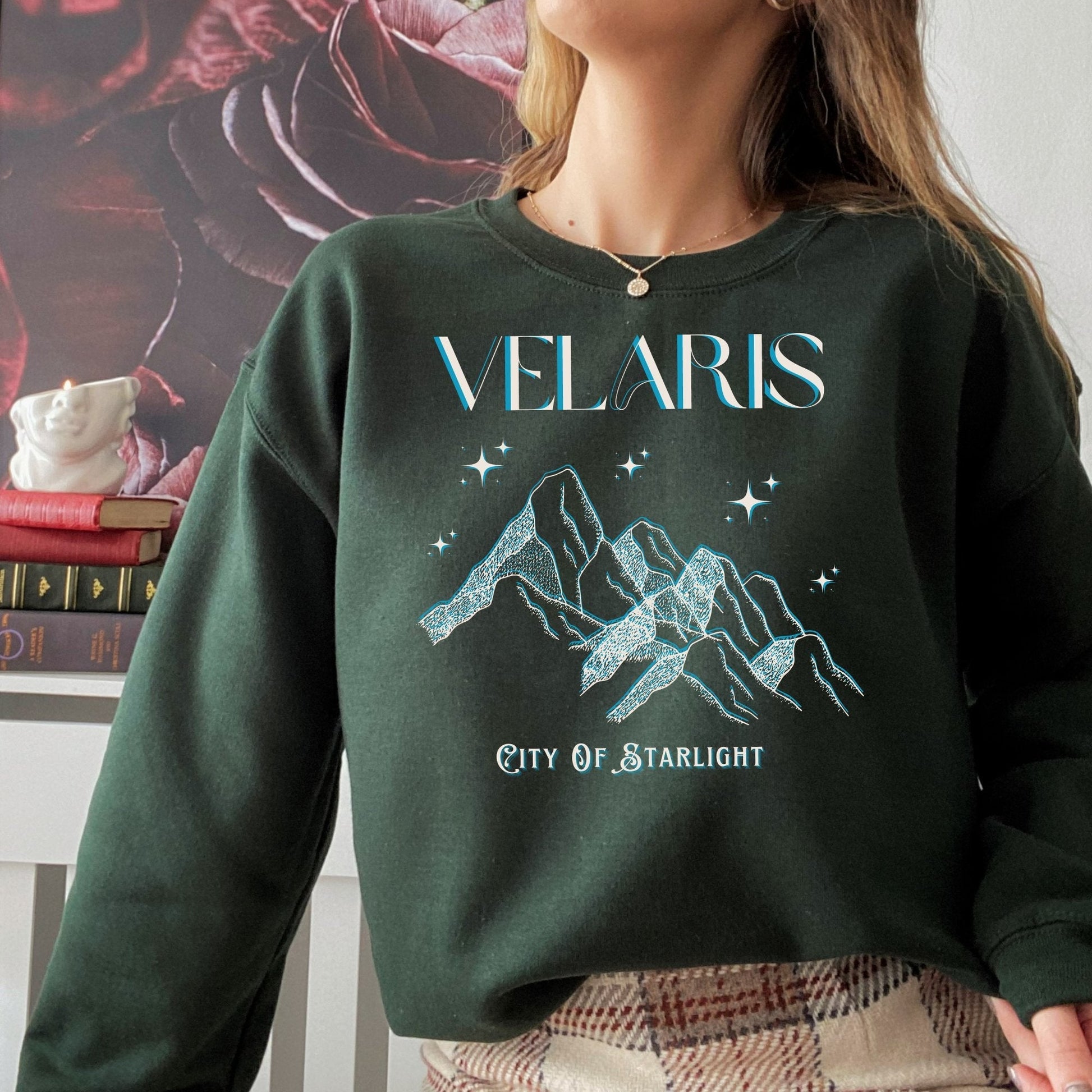 Velaris City Of Starlight Acotar Sweatshirt Literary Sweatshirt A Court of Thorns Acotar Merch - AFADesignsCo