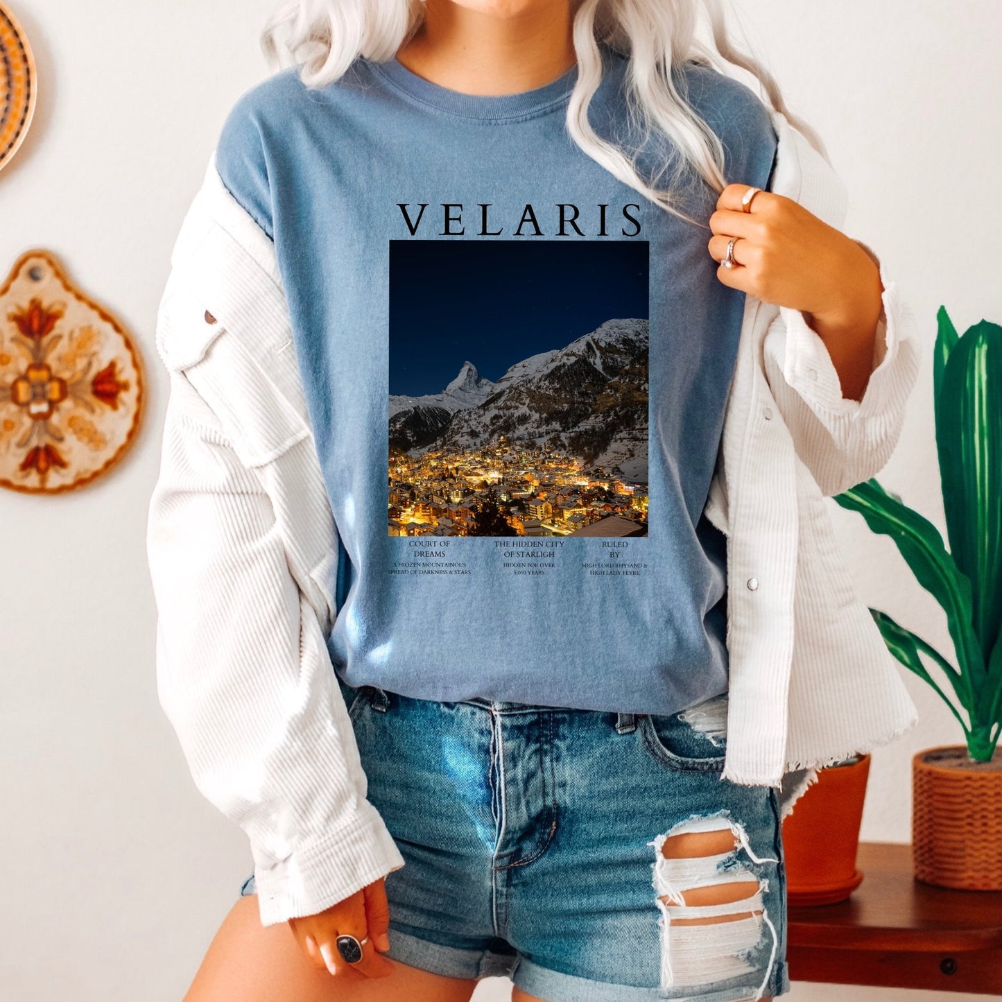 Comfort Colors®Velaris sweatshirt, The Night Court, Sjm merch, A court of Thorns and ROSES, City of Starlight, Gift for the Rhysand Fan girl - AFADesignsCo