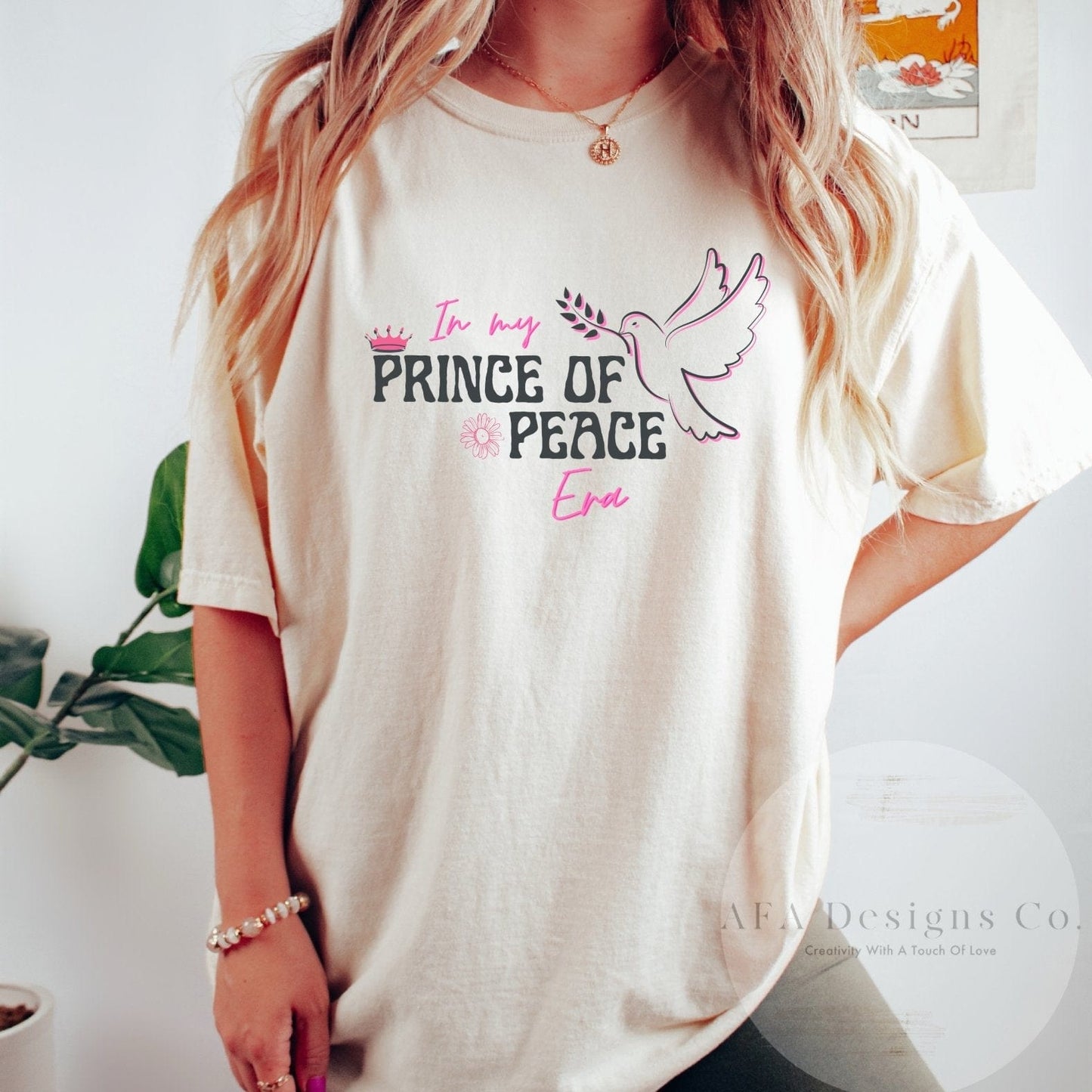 Faith Based Shirt In My Prince of Peace Era Shirt, Religious Shirt, Christian Shirts, Women's Religious Tee - AFADesignsCo