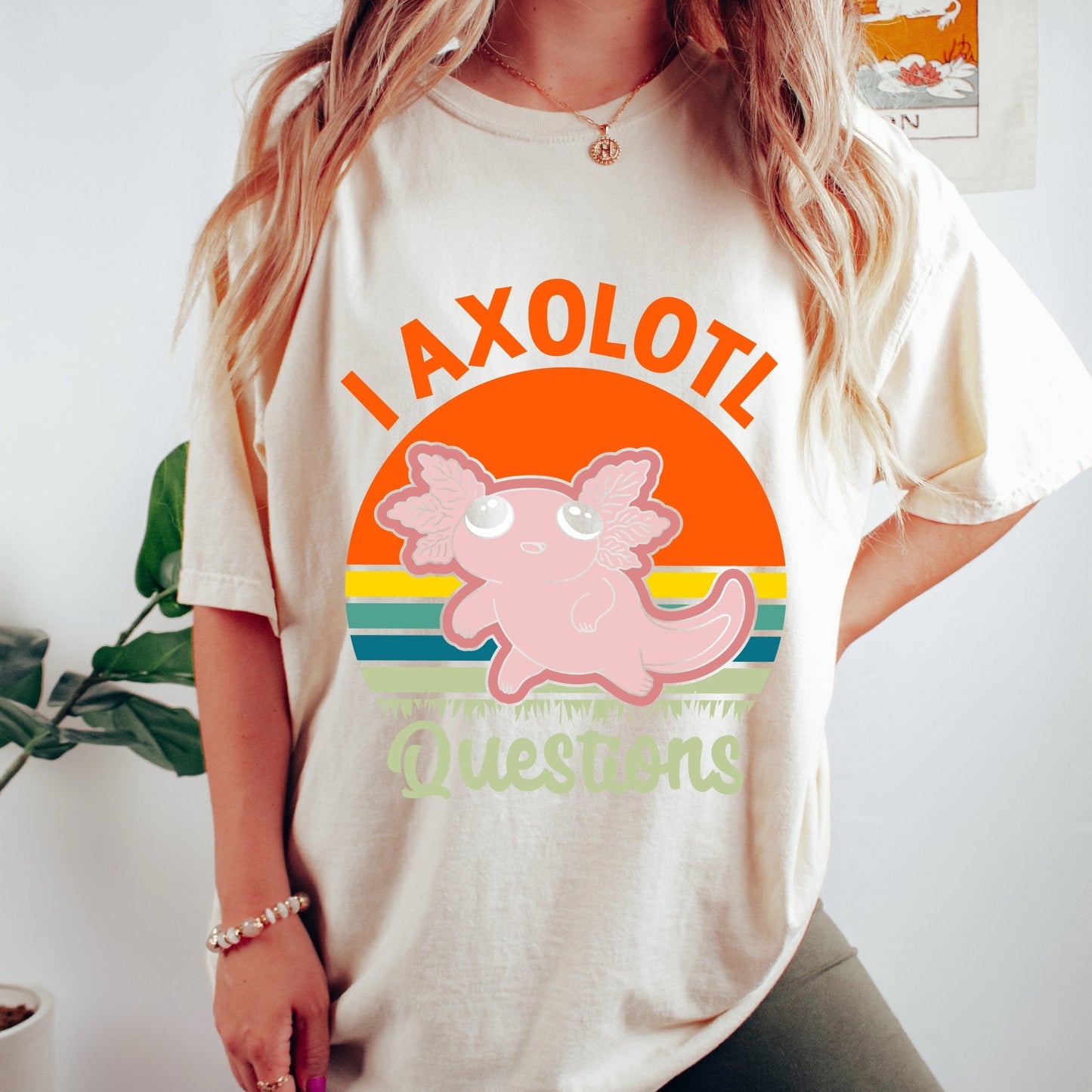 I Axolotl questions T-Shirt, Axolotl Gifts, Axolotl Shirt, Axolotl Tshirt, Axolotl Tee, Axolotl Gifts for Her, Axolotls - AFADesignsCo