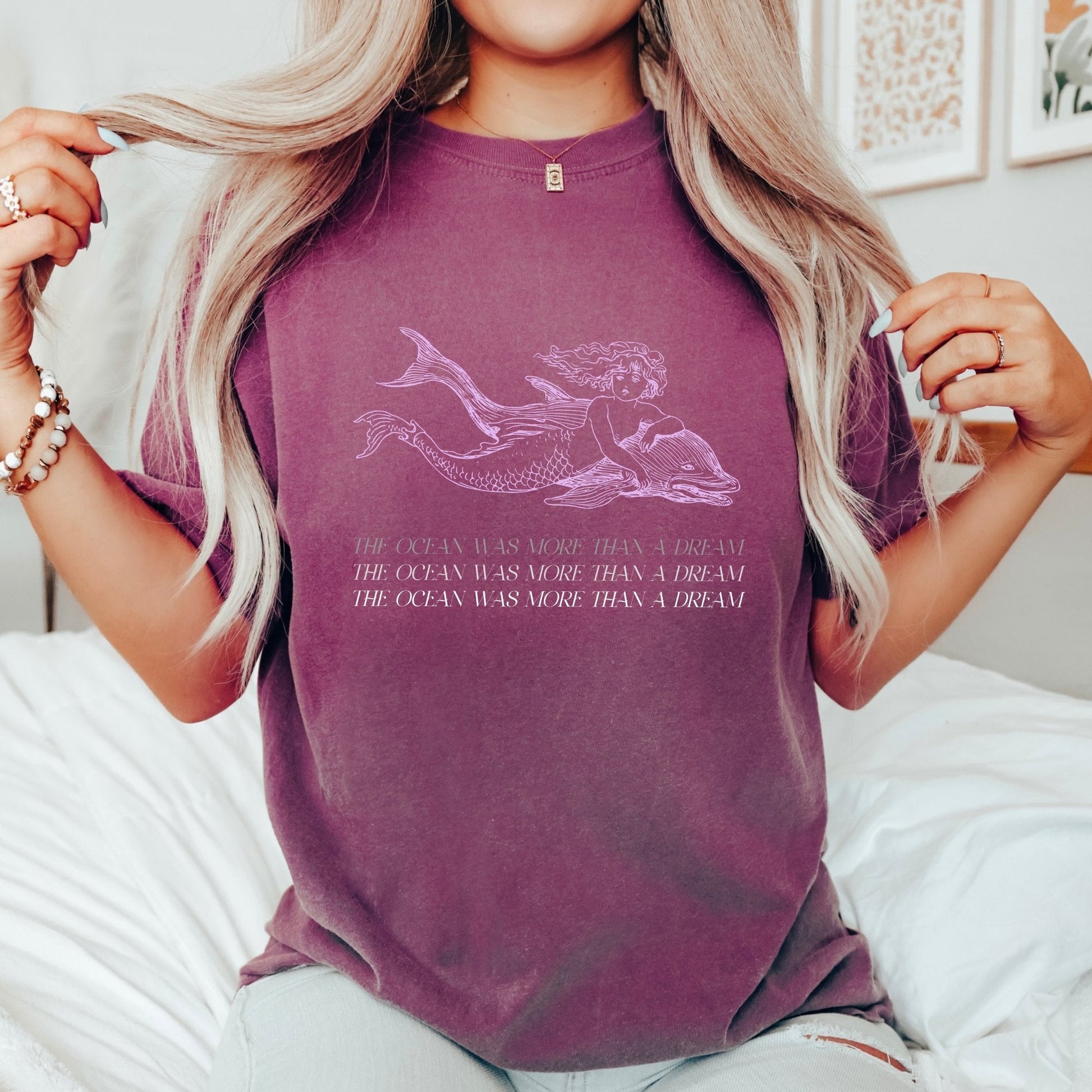 More than a dream Shirt Mermaid shirts Unisex mermaid-core T-shirts, Best Selling Family Shirts, Kid Birthday Shirts, Family Matching Shirts - AFADesignsCo
