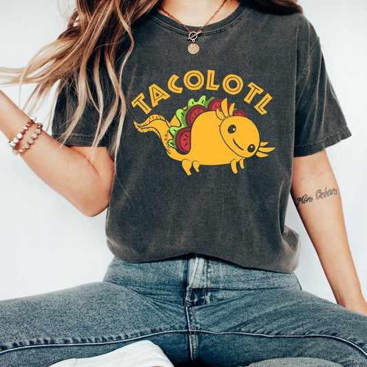 Tacolotl T-Shirt, Fun Fact The Taco Is Named After This Creature Not Vice Versa Shirt, Funny Humor Tee, Mexican Food Taco Lover Gift - AFADesignsCo