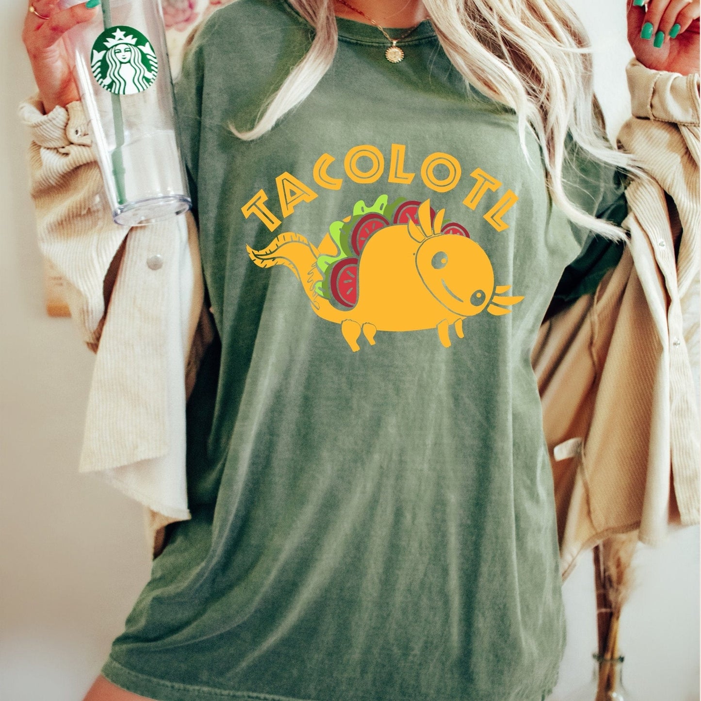 Tacolotl T-Shirt, Fun Fact The Taco Is Named After This Creature Not Vice Versa Shirt, Funny Humor Tee, Mexican Food Taco Lover Gift - AFADesignsCo