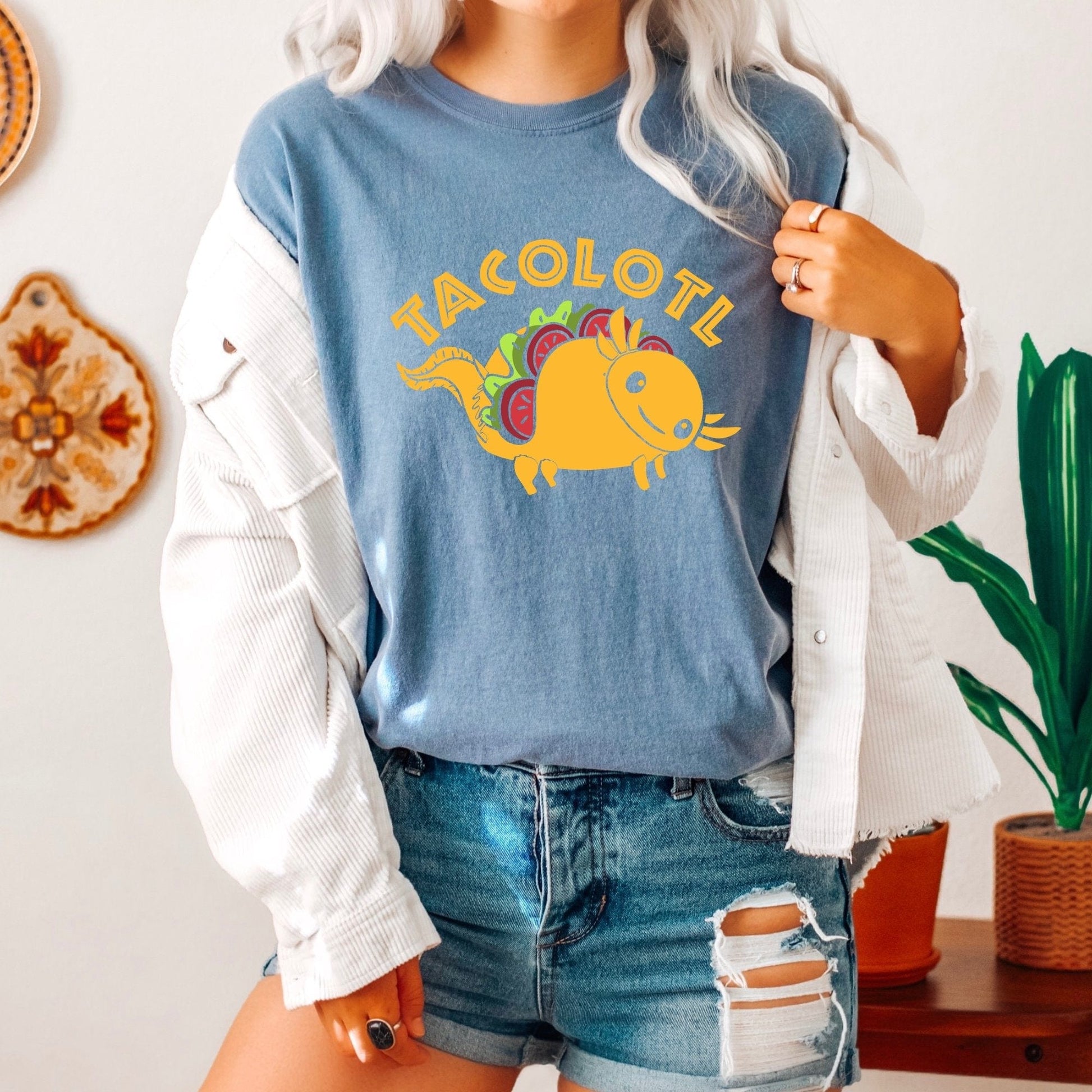 Tacolotl T-Shirt, Fun Fact The Taco Is Named After This Creature Not Vice Versa Shirt, Funny Humor Tee, Mexican Food Taco Lover Gift - AFADesignsCo