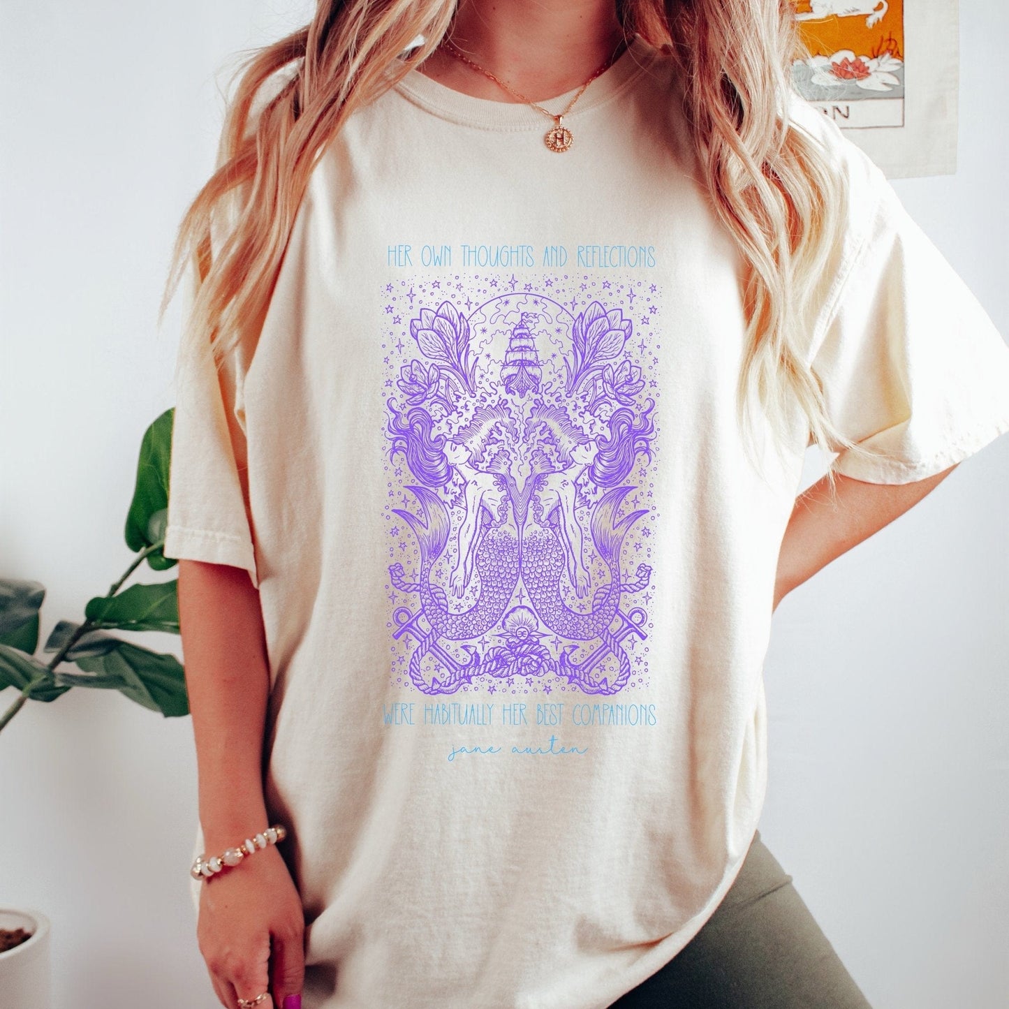 Thoughts and Reflections T-Shirt, Unisex Tee, Meditation T-shirt, Yoga Tee, Teacher Gift tee, Spiritual quote shirt - AFADesignsCo