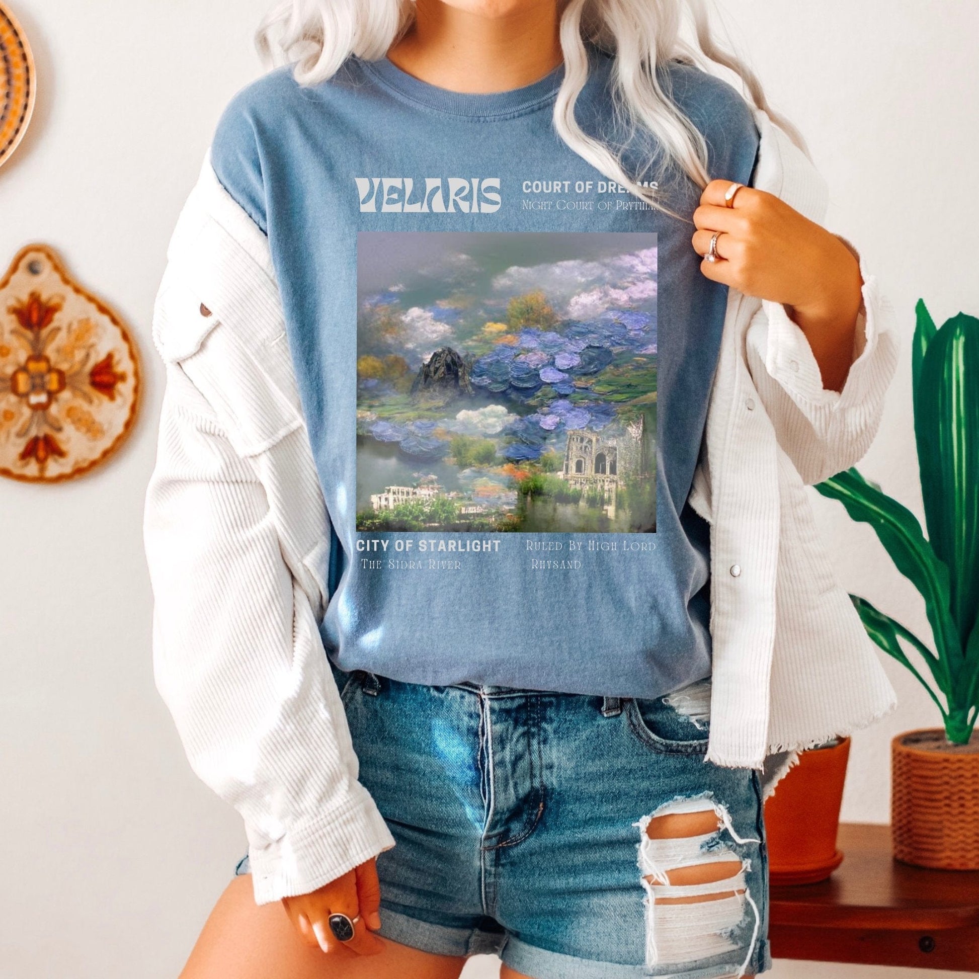 Velaris City of Starlight Shirt ACOTAR T-shirt A Court of Thorns and Roses Night Court Shirt Book Lover Tee Gift for Bookish - AFADesignsCo