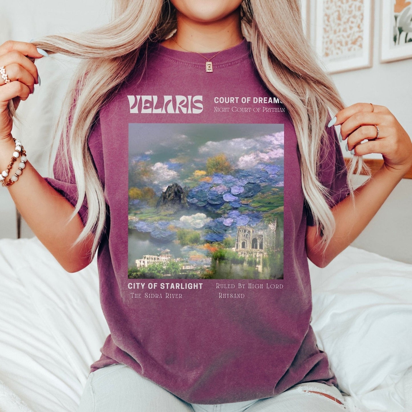 Velaris City of Starlight Shirt ACOTAR T-shirt A Court of Thorns and Roses Night Court Shirt Book Lover Tee Gift for Bookish - AFADesignsCo