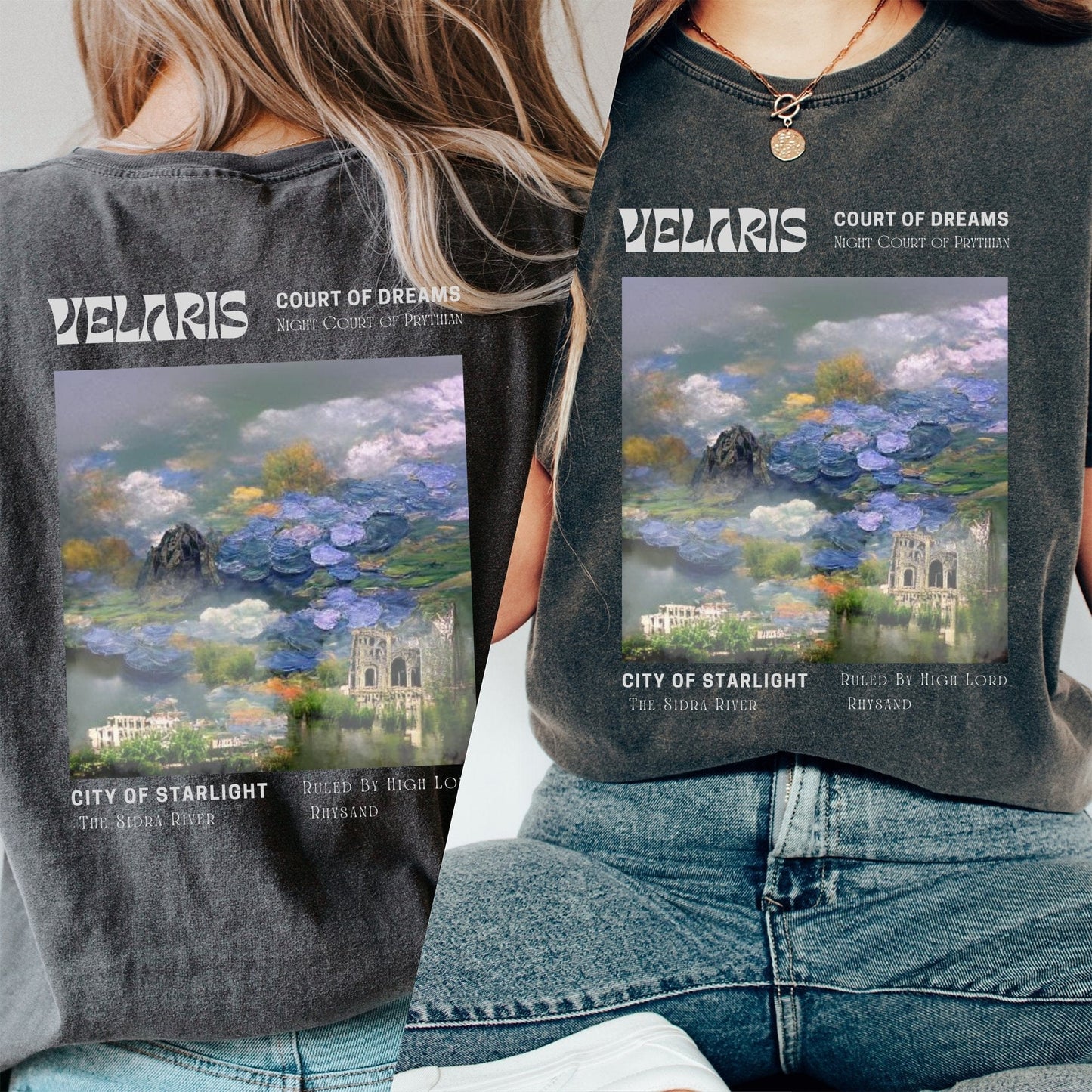 Velaris City of Starlight Shirt ACOTAR T-shirt A Court of Thorns and Roses Night Court Shirt Book Lover Tee Gift for Bookish - AFADesignsCo