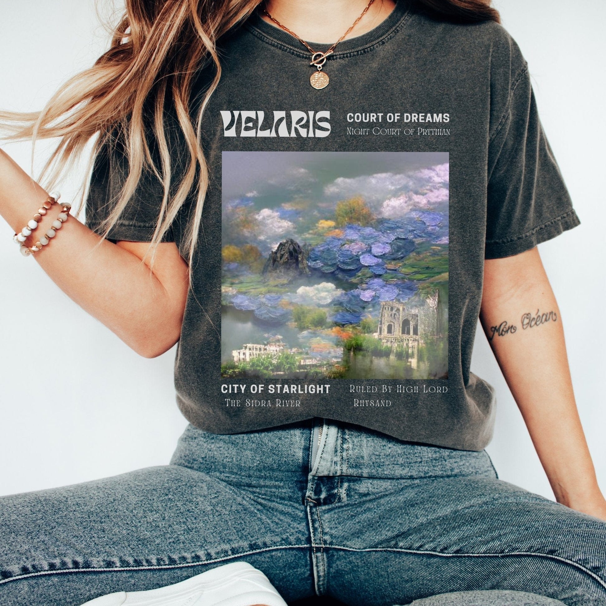 Velaris City of Starlight Shirt ACOTAR T-shirt A Court of Thorns and Roses Night Court Shirt Book Lover Tee Gift for Bookish - AFADesignsCo