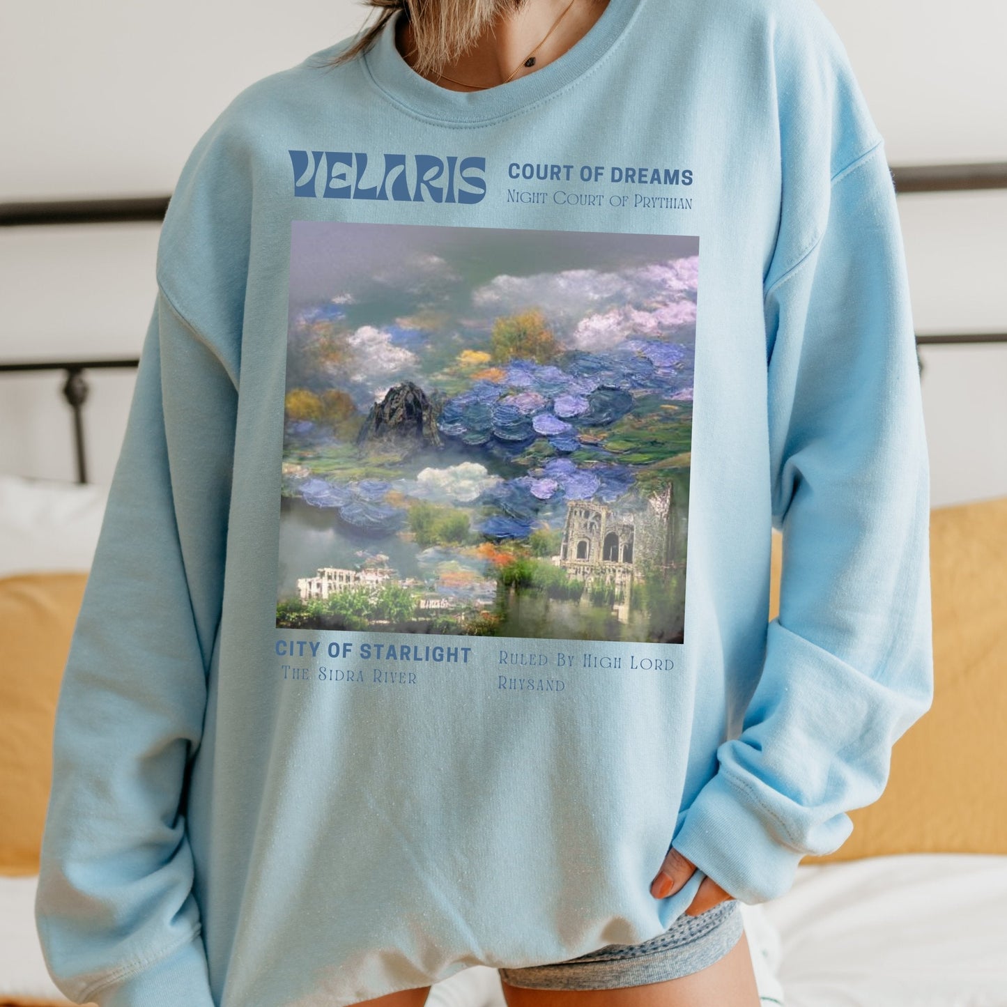 Velaris City of Starlight Sweatshirt ACOTAR T-shirt A Court of Thorns and Roses Night Court Sweatshirt Book Lover Gift - AFADesignsCo
